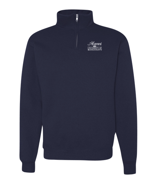 トップス BP/MS COLLEGE LOGO ZIP University of Mississippi : Ole Miss Alumni Embroidered 1/4 Zip