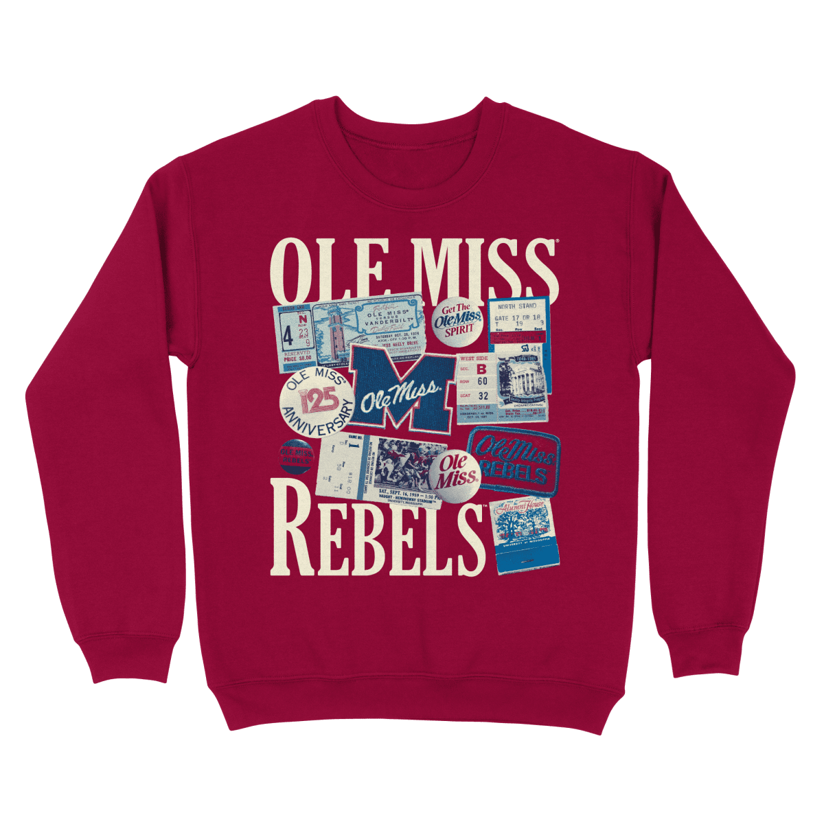 Ole Miss Alumni Ephemera Sweatshirt - Shop B - Unlimited - 