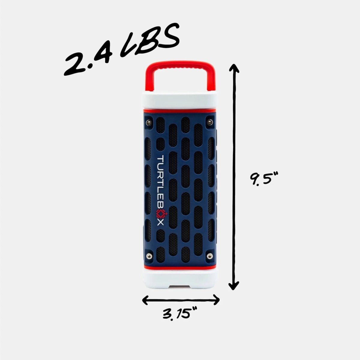 Ole Miss Americana Blue Turtlebox Ranger Portable Speaker - Game Day Apparel - novelty misc