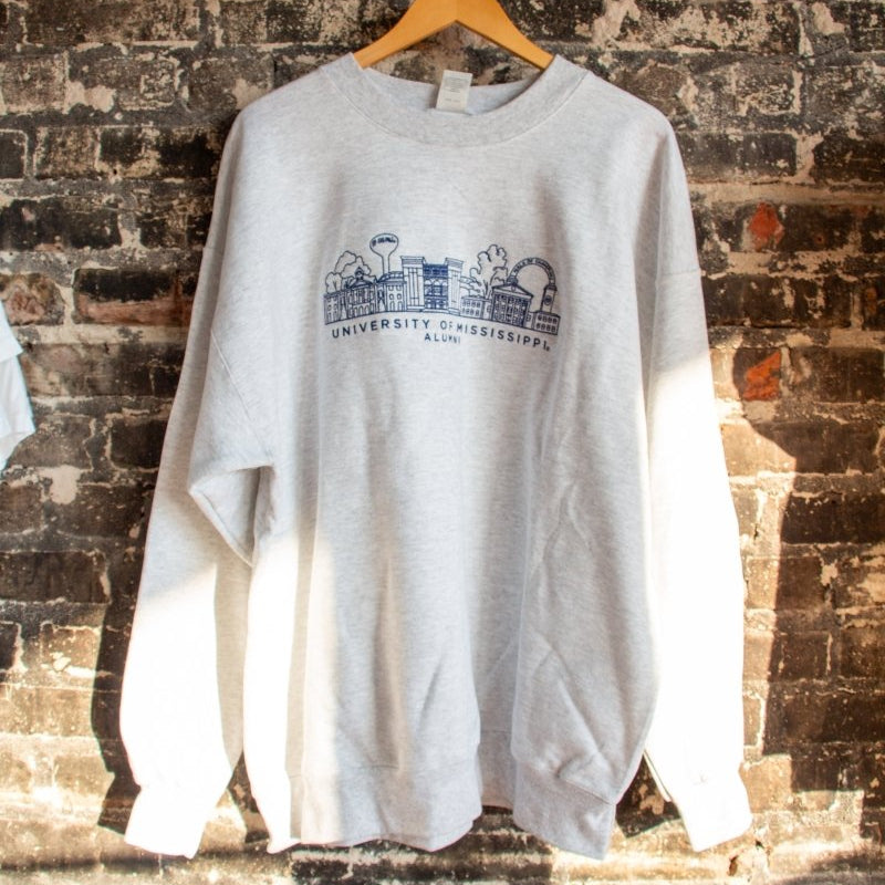 Ole Miss Campus Embroidered Alumni Sweatshirt - Shop B - Unlimited - men fleece