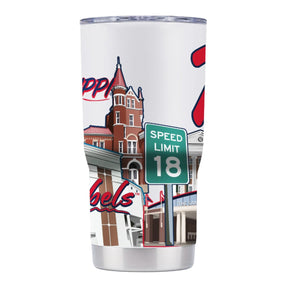 Ole Miss Campus Icons Tumbler - Shop B - Unlimited - novelty drinkware