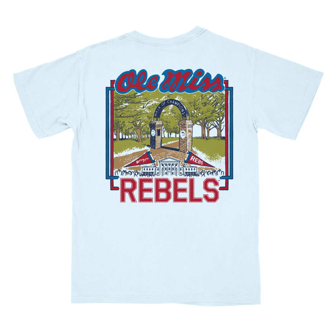 Ole Miss Classic Landmarks T-Shirt - Shop B - Unlimited - 