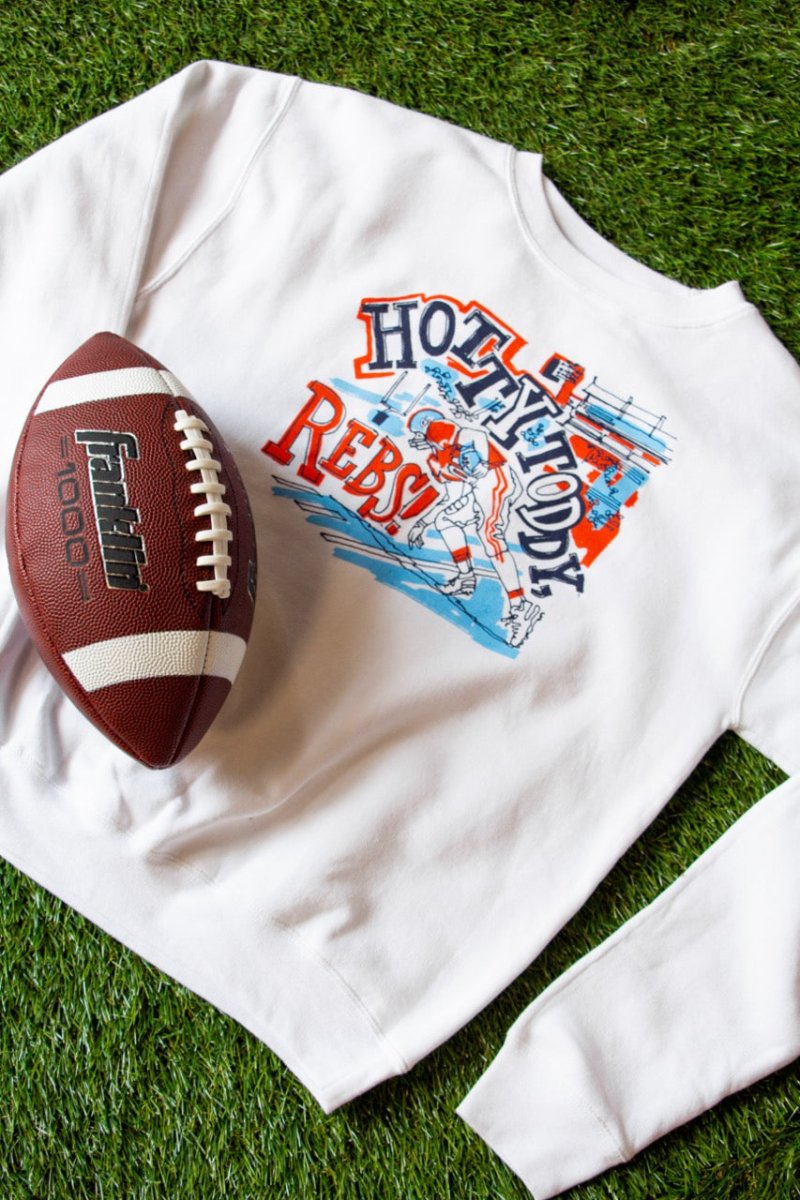 Ole Miss Down The Field Youth Sweatshirt - Game Day Apparel - youth fleece