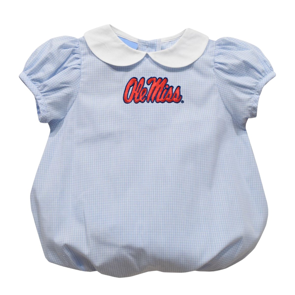 Ole Miss Embroidered Baby Bubble Short Sleeve - Shop B - Unlimited - youth infant