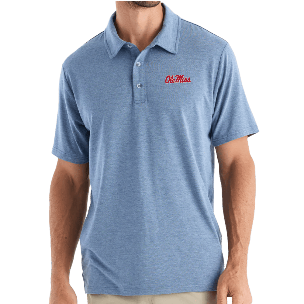 Ole Miss Free Fly Free Fly Men's Bamboo Flex Polo II - Shop B - Unlimited - men resort