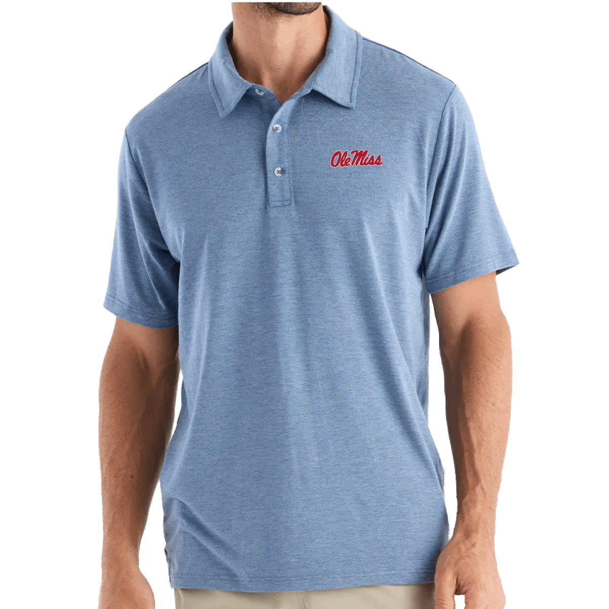 Ole Miss Free Fly Free Fly Men's Bamboo Flex Polo II - Shop B-Unlimited