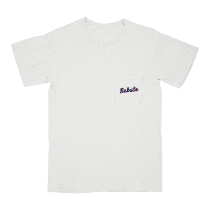 Ole Miss Free Fly Men's Bamboo Flex Rebels Pocket Tee - Shop B - Unlimited - men tee
