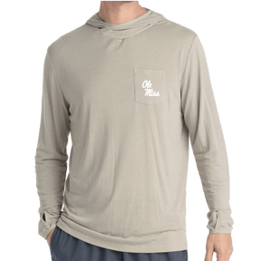 Ole Miss Free Fly Men's Bamboo Lightweight Classic Logo Hoodie - Shop B - Unlimited - men outerwear