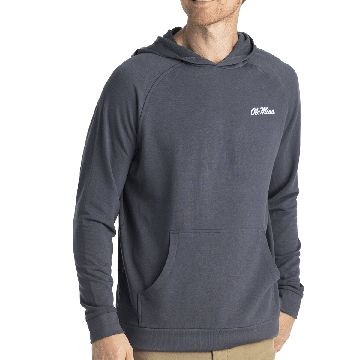 Ole Miss Free Fly Men's Bamboo Lightweight Fleece Hoodie - Shop B - Unlimited - men outerwear