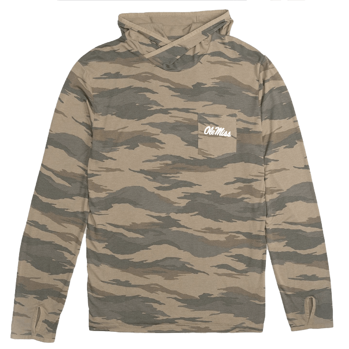 Ole Miss Free Fly Men's Bamboo Lightweight Hoodie - Shop B - Unlimited - 