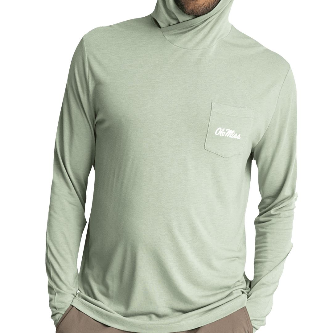 Ole Miss Free Fly Men's Bamboo Lightweight Hoodie - Shop B - Unlimited - 