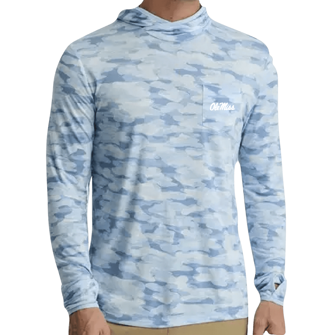 Ole Miss Free Fly Men's Bamboo Lightweight Hoodie - Shop B - Unlimited - 