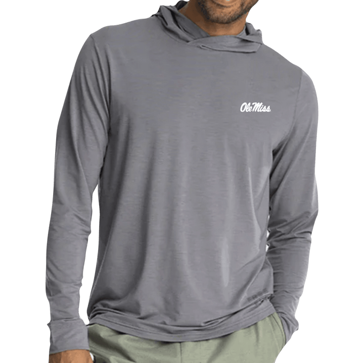 Ole Miss Free Fly Men's Elevate Lightweight Hoodie - Shop B - Unlimited - men outerwear
