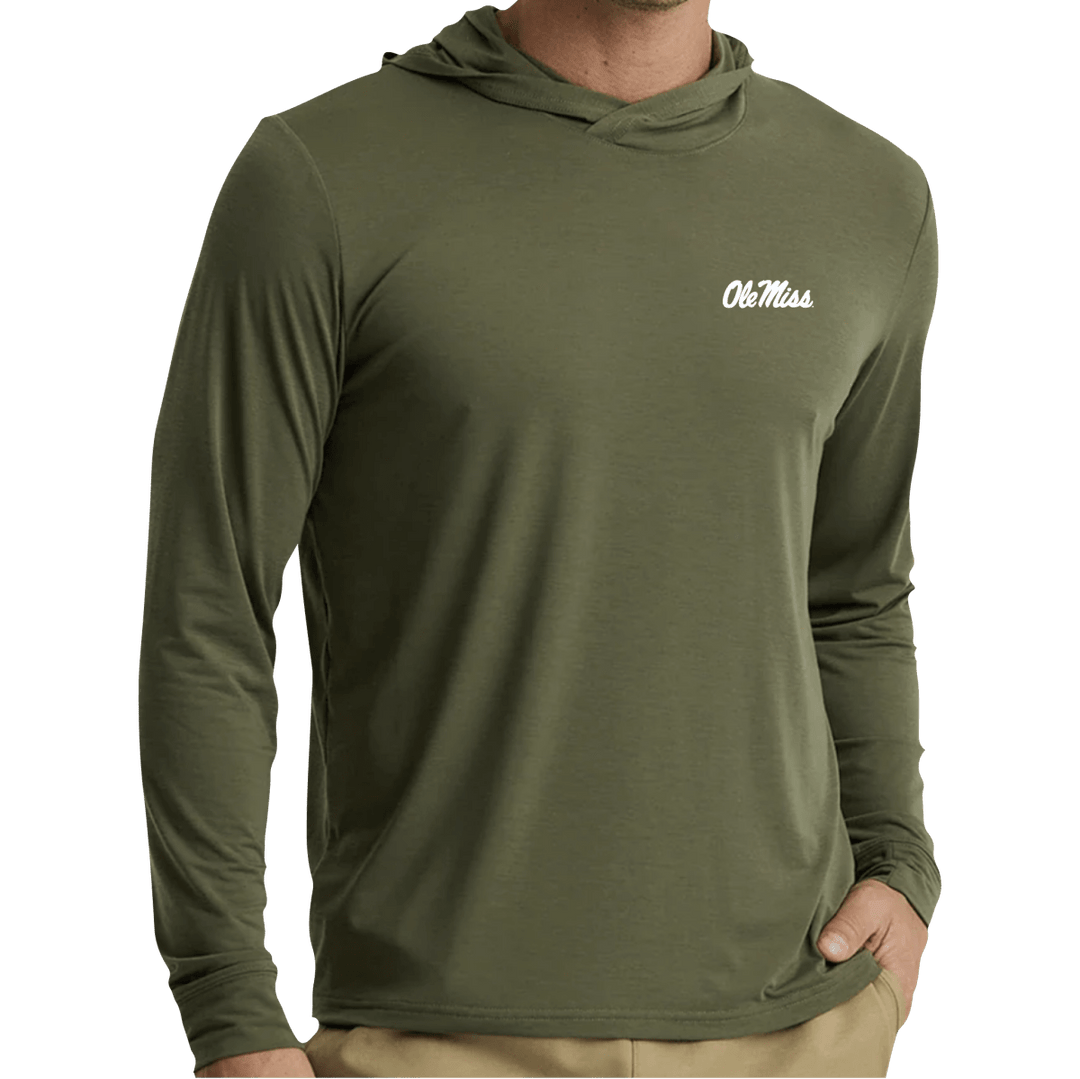 Ole Miss Free Fly Men's Elevate Lightweight Hoodie - Shop B - Unlimited - men outerwear