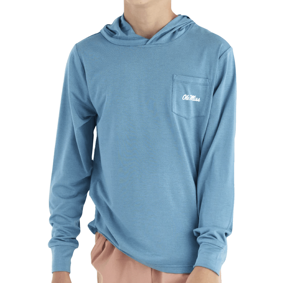 Ole Miss Free Fly Youth Bamboo Shade Hoodie - Shop B - Unlimited - 