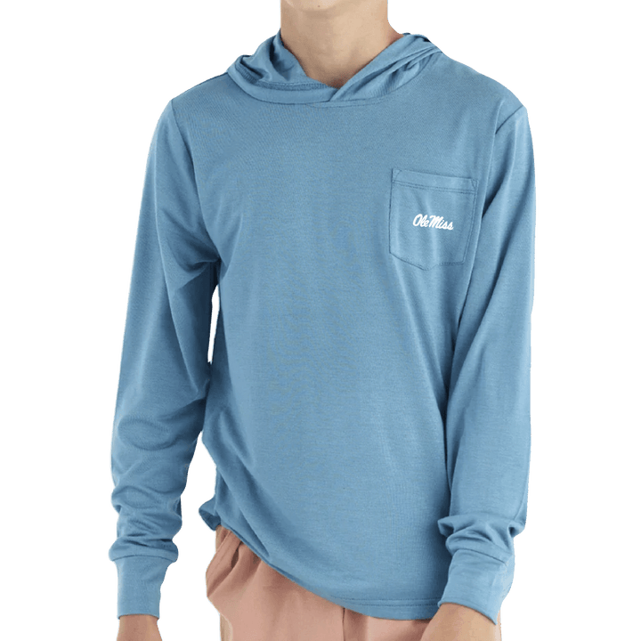 Ole Miss Free Fly Youth Bamboo Shade Hoodie - Shop B - Unlimited - 