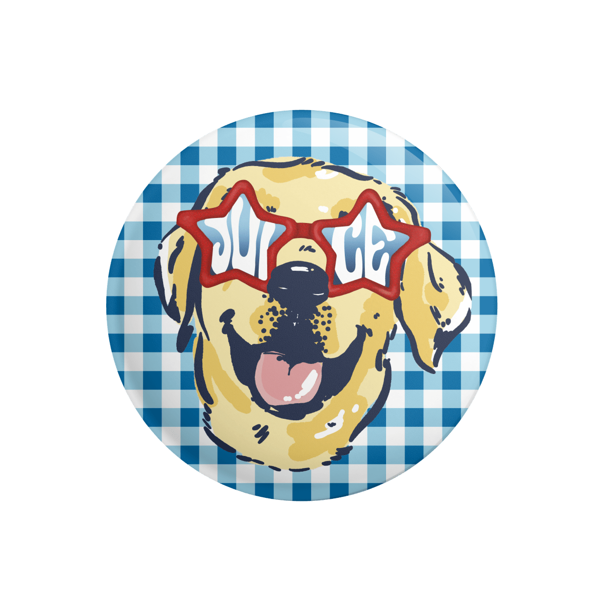 Ole Miss Happy Mascot Button - Shop B - Unlimited - novelty pin