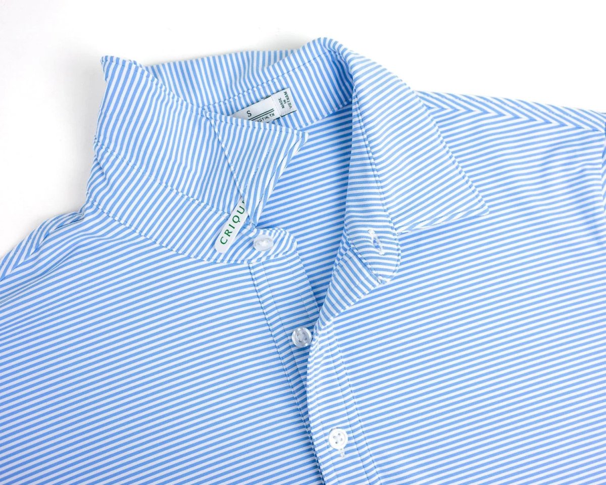 Ole Miss Helmet Script Criquet Performance Sport Range Polo - Game Day Apparel - 