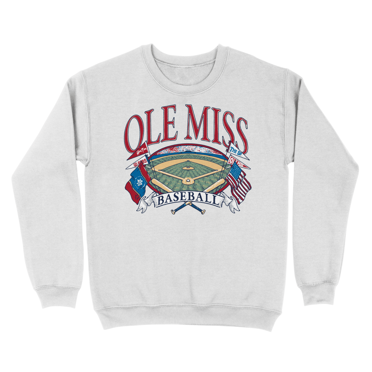 Ole Miss Home Field Fanbase Sweatshirt - Shop B - Unlimited - men fleece