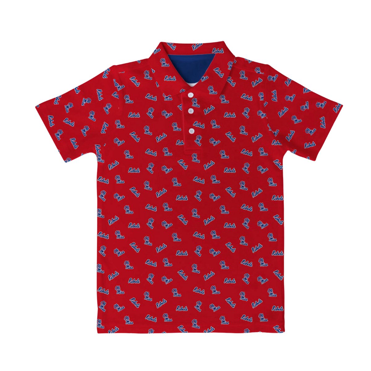 Ole Miss Kids Logo Short Sleeve Polo Shirt - Shop B - Unlimited - youth tee