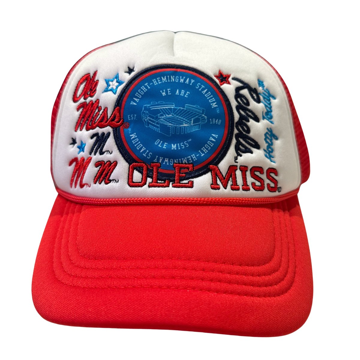 Ole Miss Layered Patch Hat - Shop B - Unlimited - caps adjustable