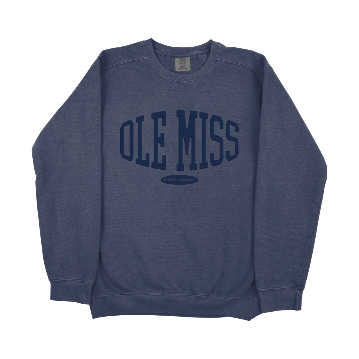 Ole Miss Monochrome Collegiate Crewneck Sweatshirt - Shop B - Unlimited - 