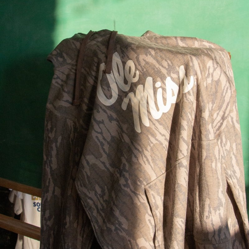 Ole Miss Mossy Oak Logo Hoodie - Shop B - Unlimited - men fleece