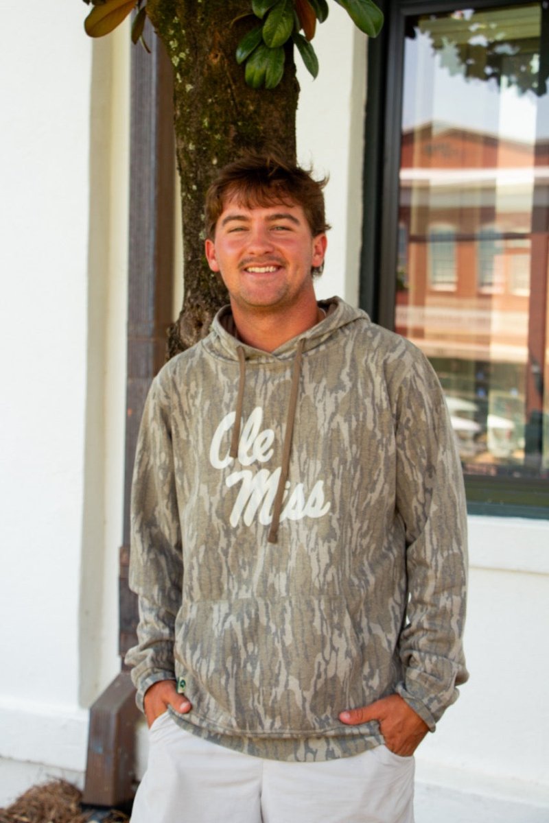 Ole Miss Mossy Oak Logo Hoodie - Game Day Apparel - Sweatshirts
