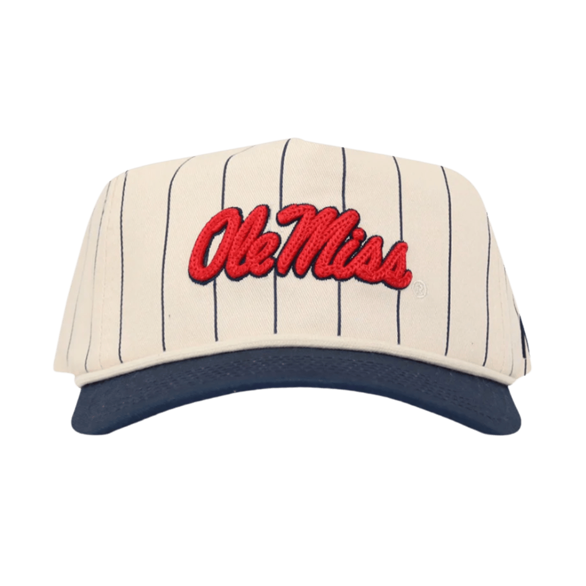 Ole Miss No Rivals Pinstripe Hat - Shop B - Unlimited - caps adjustable