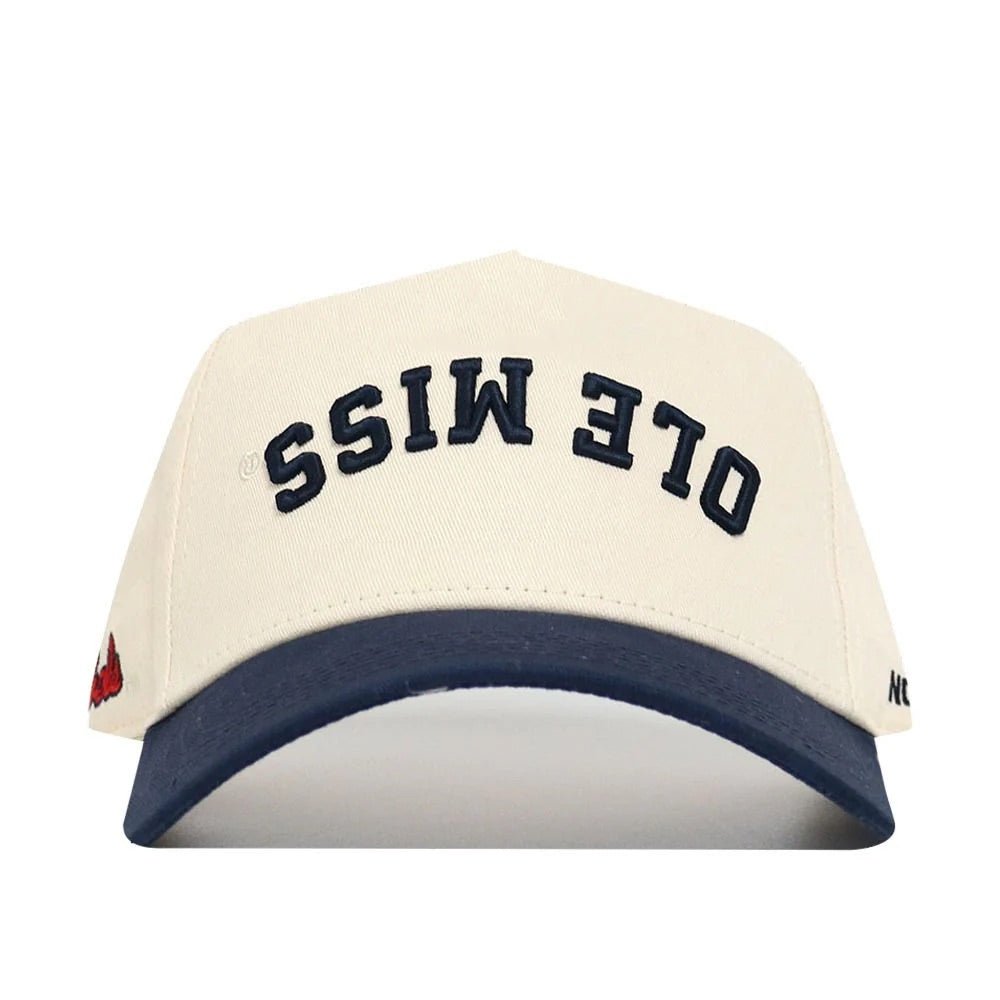 Ole Miss No Rivals Upside Down REBELS Classic Colors Plain Hat - Shop B - Unlimited - caps adjustable