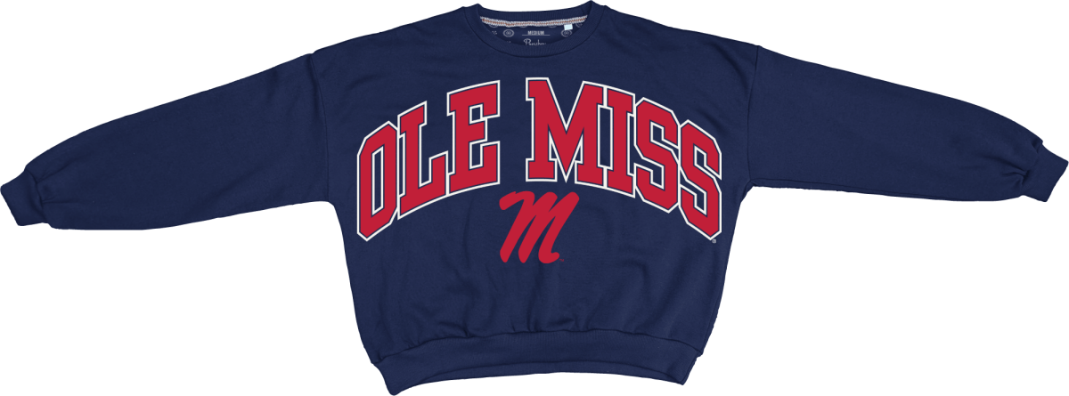 Ole Miss Pressbox Arch Logo Janise Sweatshirt - Shop B - Unlimited - men fleece