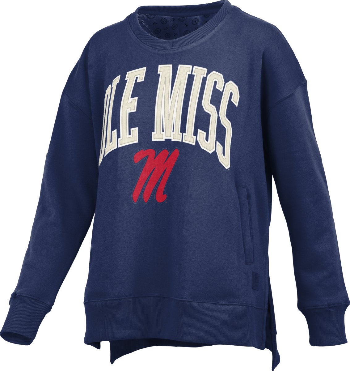 Ole Miss Pressbox Venice Oversized Pocket Fleece - Shop B - Unlimited - men fleece