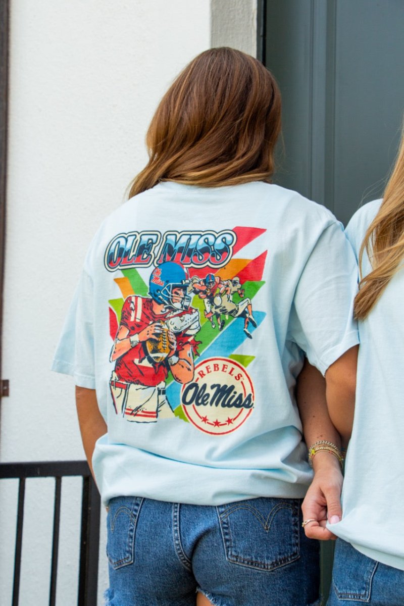 Ole Miss Quarterback Seal T-Shirt - Game Day Apparel - T-Shirts
