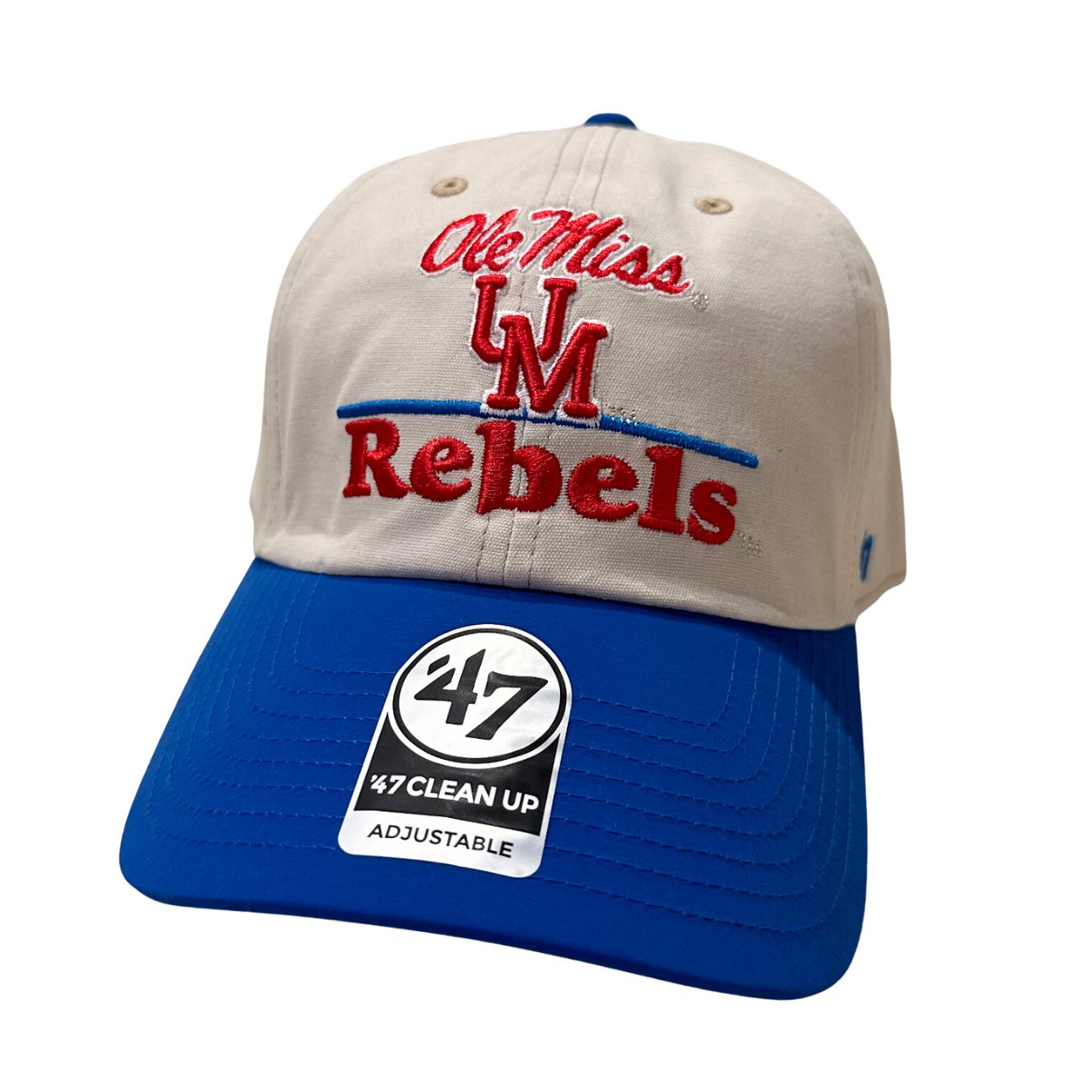 Ole Miss Rebels 47 Brand Campscape Clean Up Hat - Shop B - Unlimited - caps adjustable