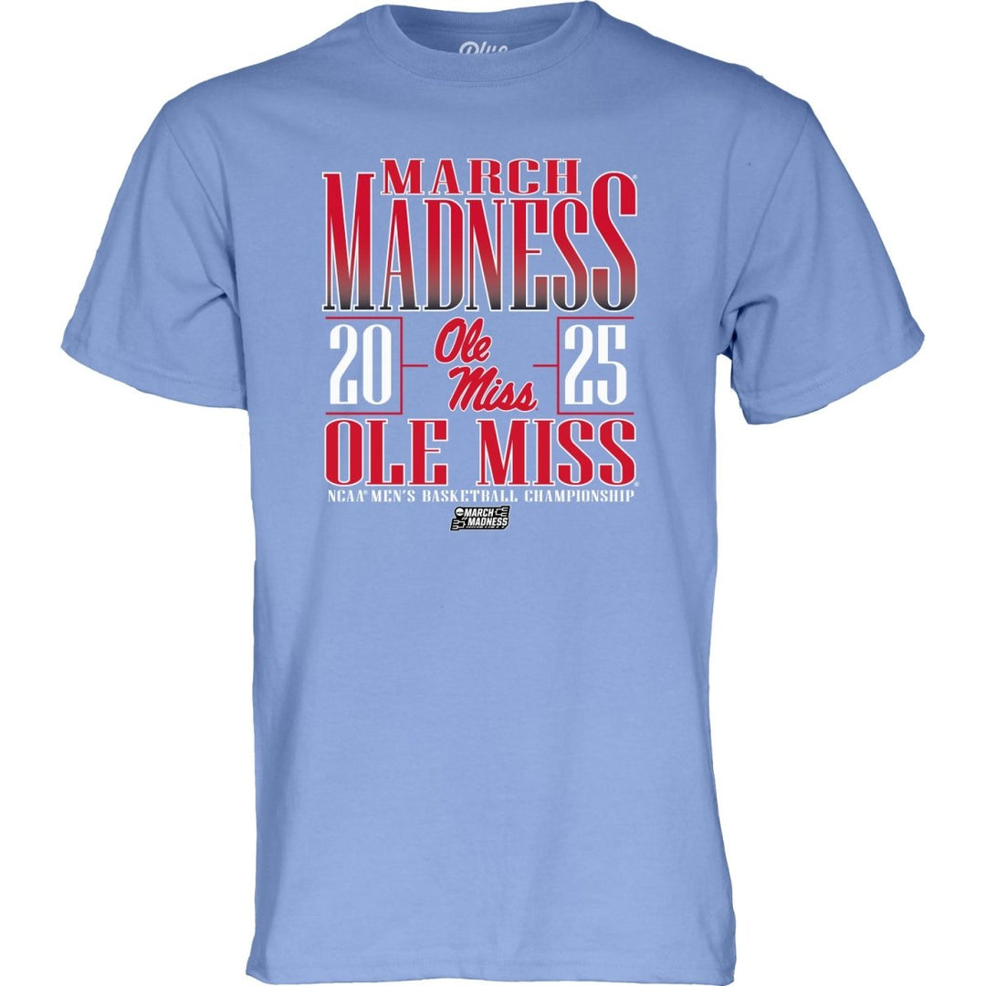 Ole Miss Rebels March Madness 2025 T-Shirt - Shop B - Unlimited - men tee