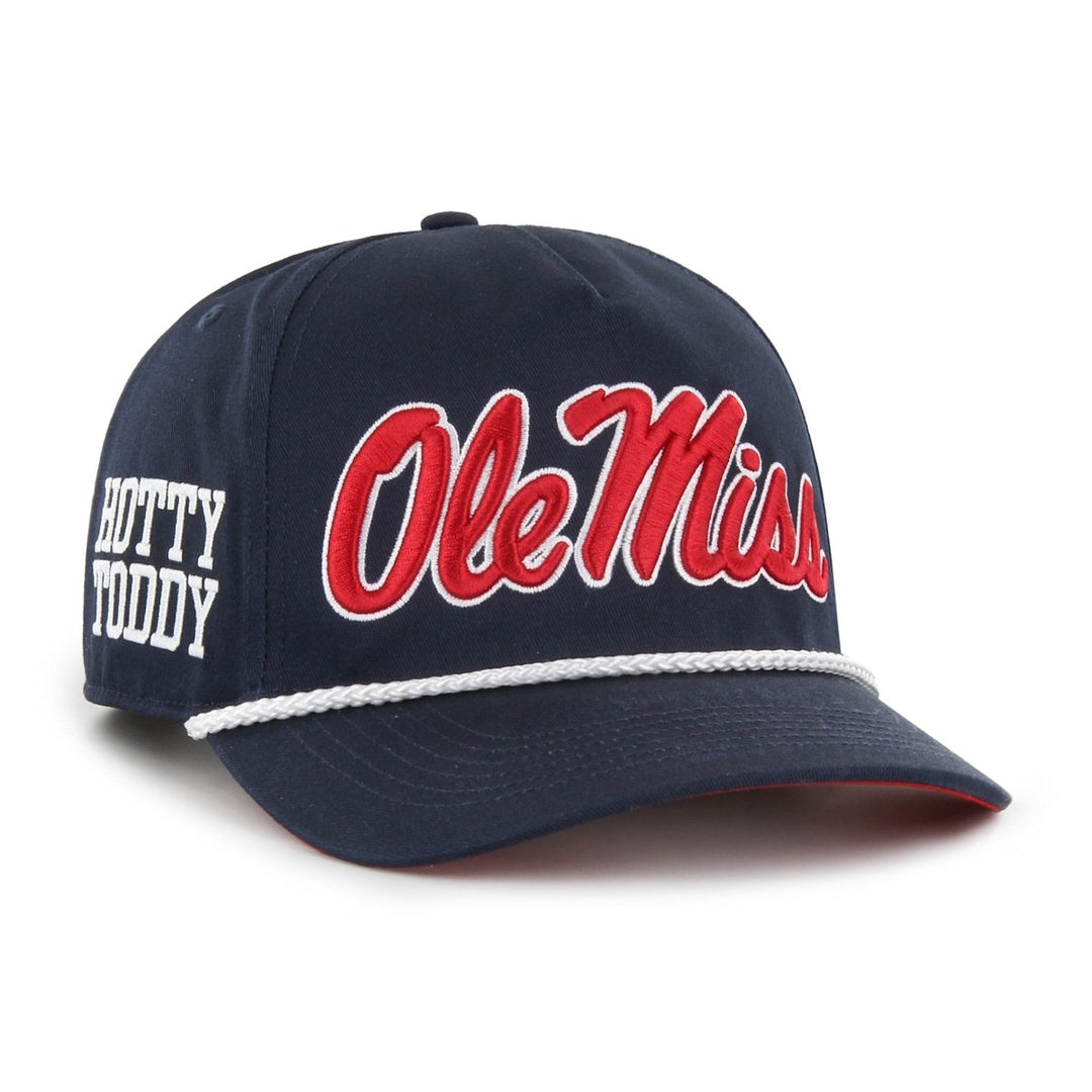 Ole Miss Rebels Navy 47 Brand Overhand Hitch Hat - Shop B - Unlimited - caps adjustable
