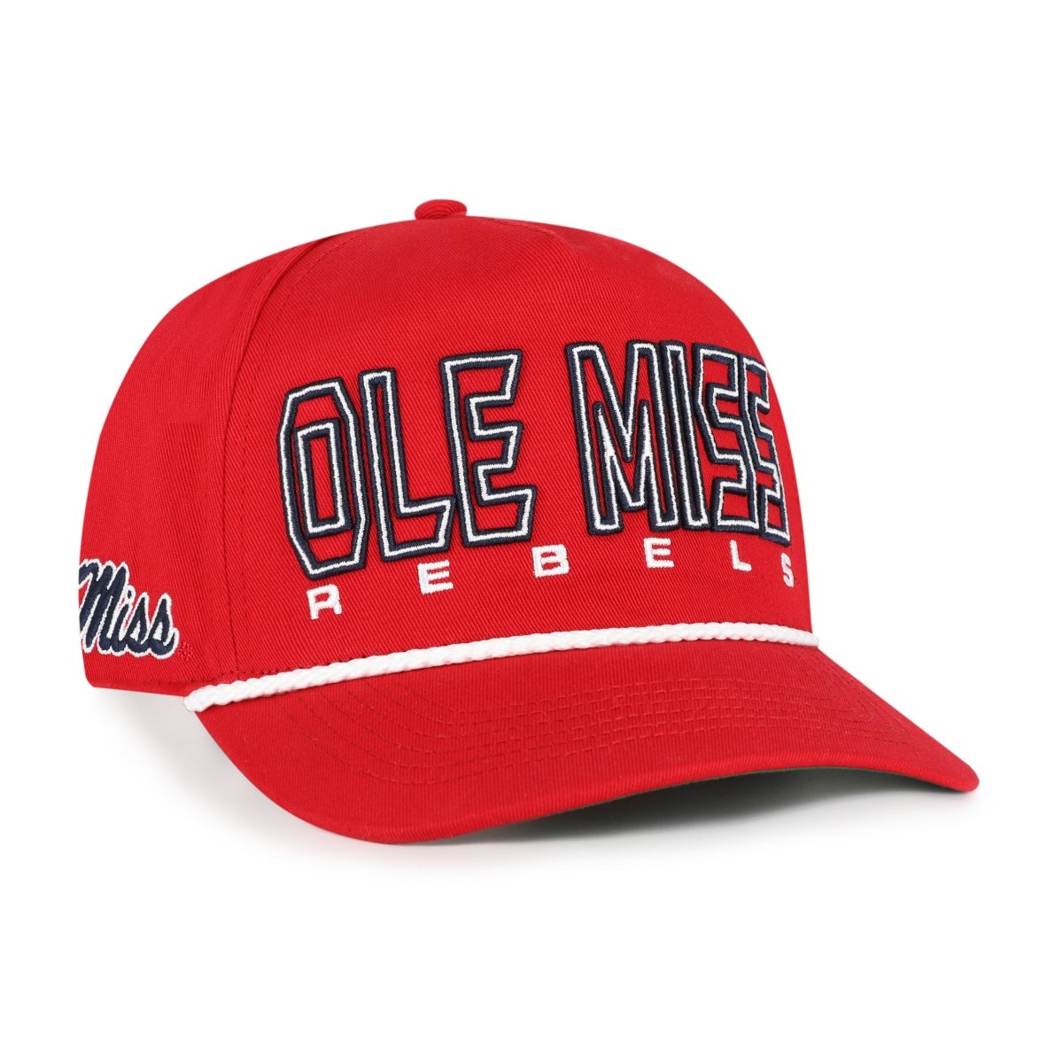 Ole Miss Rebels Red Byline 47 Brand Hitch Hat - Shop B - Unlimited - 