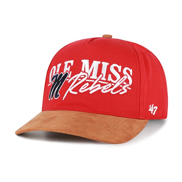 Ole Miss Rebels Red Scribe Line 47 Brand Hitch Hat - Game Day Apparel -