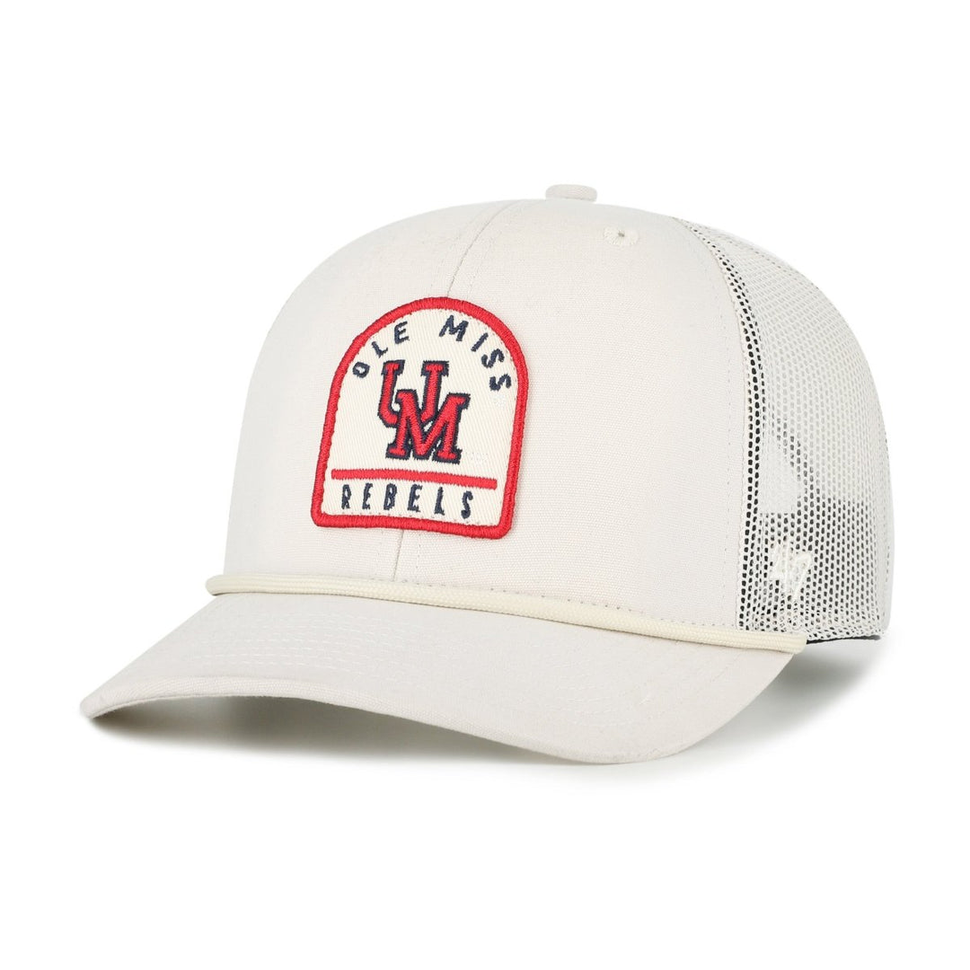 Ole Miss Rebels Vin Bone Gravestone 47 Brand Trucker Hat - Shop B - Unlimited - 