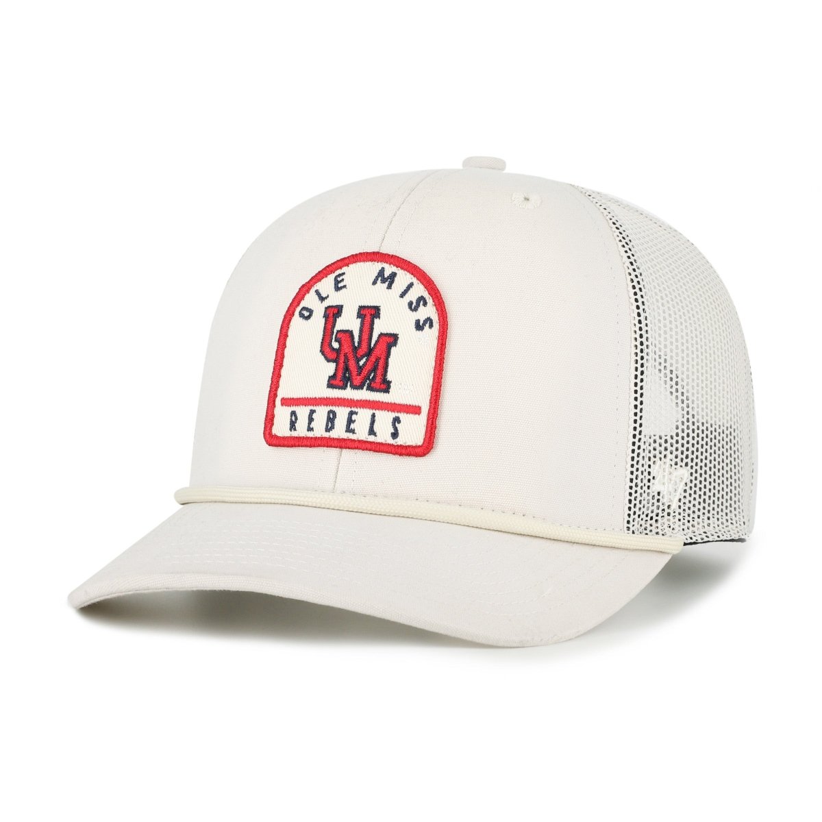 Ole Miss Rebels Vin Bone Gravestone 47 Brand Trucker Hat - Shop B - Unlimited - 