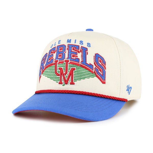 Ole Miss Rebels Vin Natural Pomona TT Rope 47 Brand Hitch RF Hat - Shop B - Unlimited - 