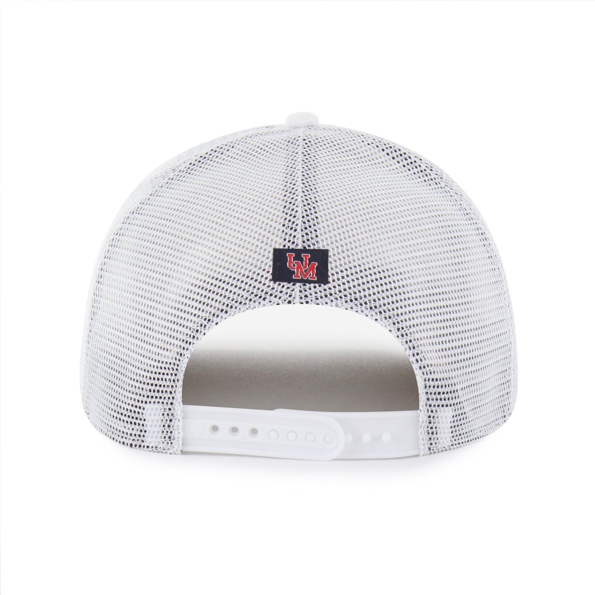 Ole Miss Rebels Vin White Flock Ball 47 Brand Hitch Hat - Game Day Apparel -