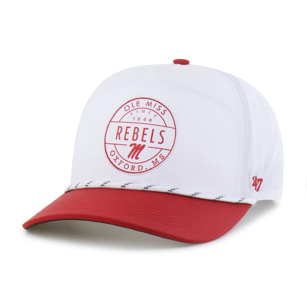 Ole Miss Rebels White Suburbia 47 Brand Hitch Hat - Shop B - Unlimited - 