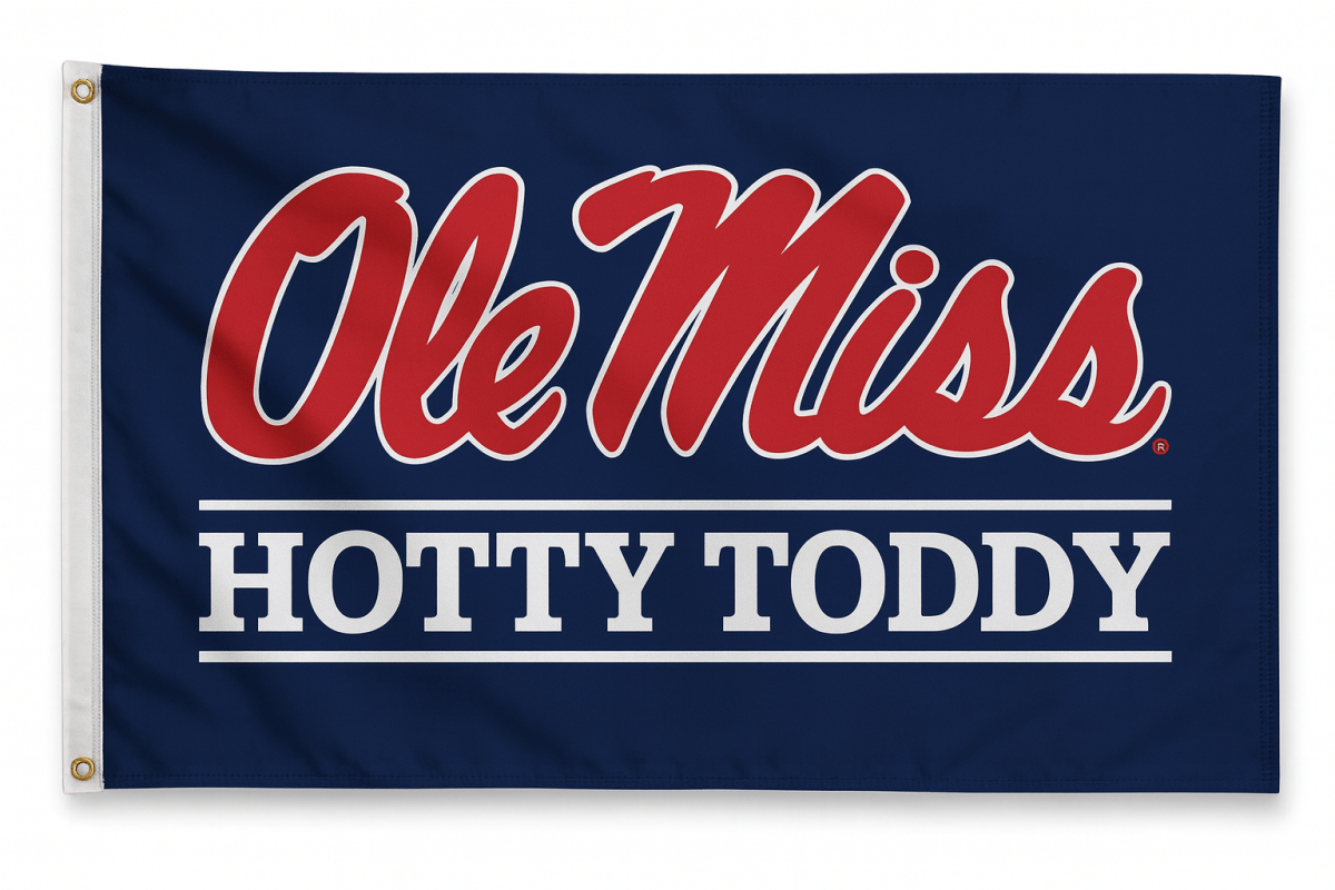 Ole Miss Script Hotty Toddy Flag - Shop B - Unlimited - novelty flags