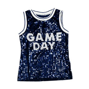 Ole Miss Sequin Game Day Jersey - Shop B - Unlimited - women tank