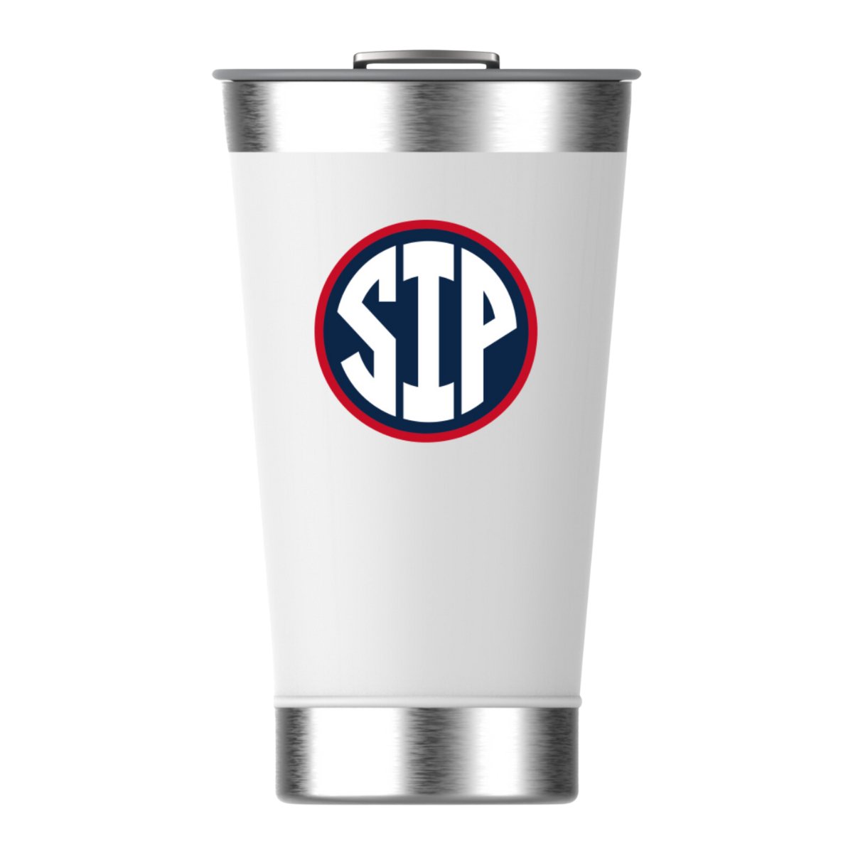 Ole Miss SIP Stanley Stay - Chill Beer Pint 16oz - Shop B - Unlimited - novelty drinkware