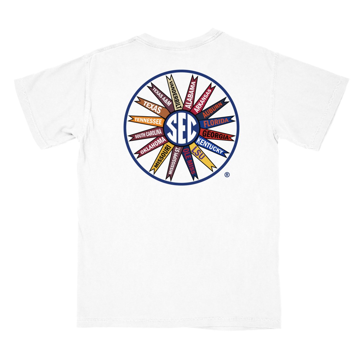 Ole Miss Southeastern Conference New Pinwheel T-Shirt - Shop B - Unlimited - men tee