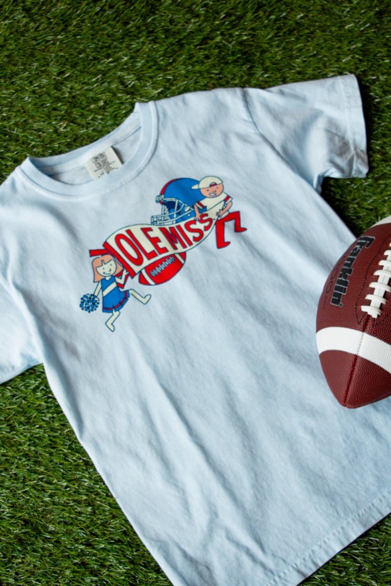 Ole Miss Spirit Run Youth T-Shirt - Game Day Apparel - youth tee