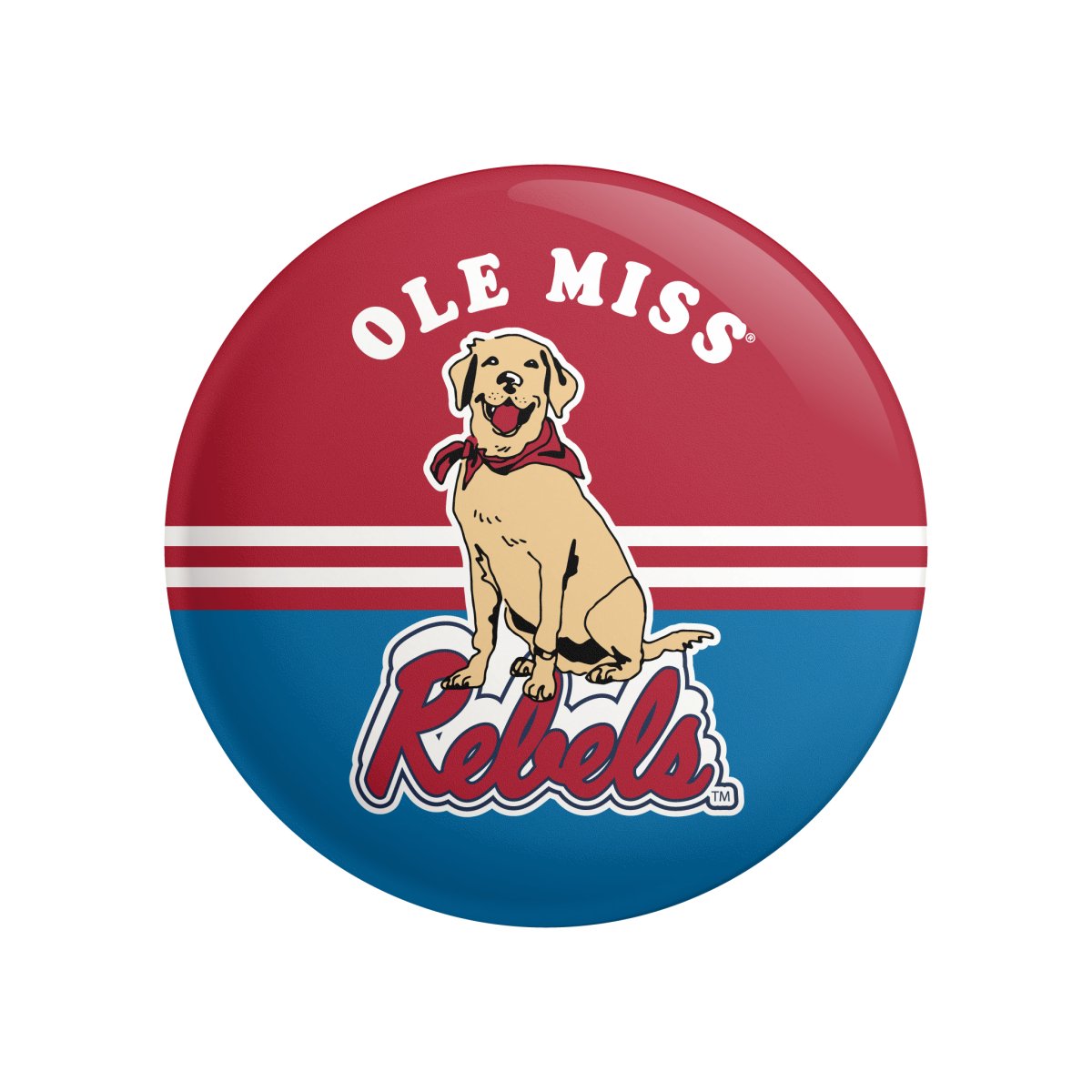 Ole Miss Stand on Business Button - Shop B - Unlimited - novelty pin