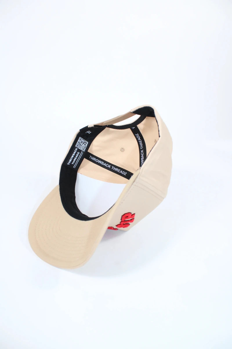 Ole Miss The Sip Cream Structured Hat - Game Day Apparel - Caps Adjustable